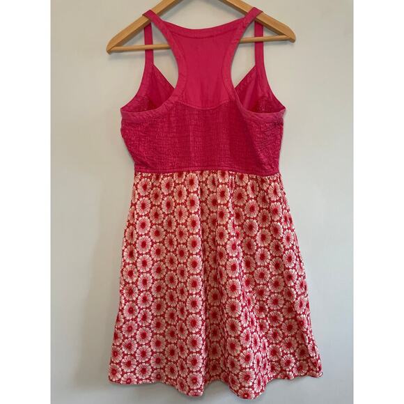 Fei Women’s Size 12 Pink Floral Embroidered Racerback Midi Dress Made in India - Picture 6 of 6